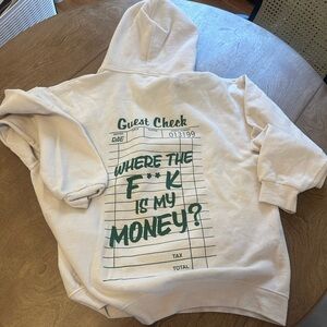 Graphic Hoodie with Bold Text